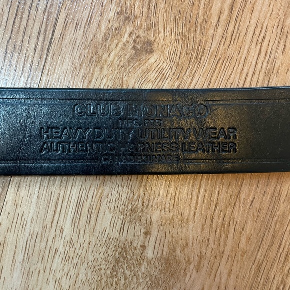 Vintage Club Monaco leather Belt - Picture 5 of 7